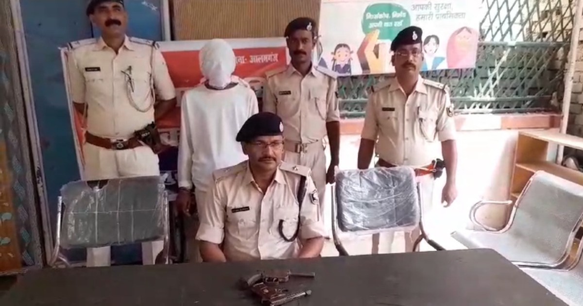 Patna police arrested criminals with arms 