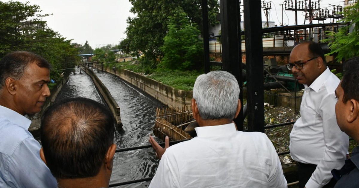 CM Nitish inspected the drainage system of Patna and gave se