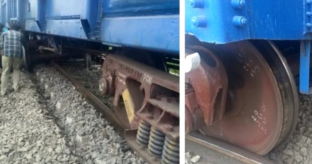 The train split into two pieces in Gaya