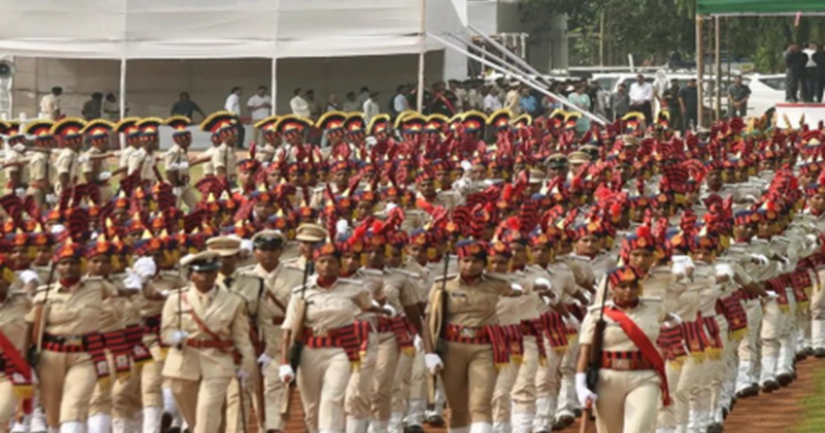 Gandhi Maidan mein Swatantrata Diwas ki final rehearsal samp