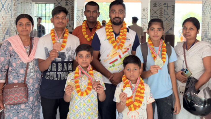 All India 19th Independence Karate Championship Cup me Nalan