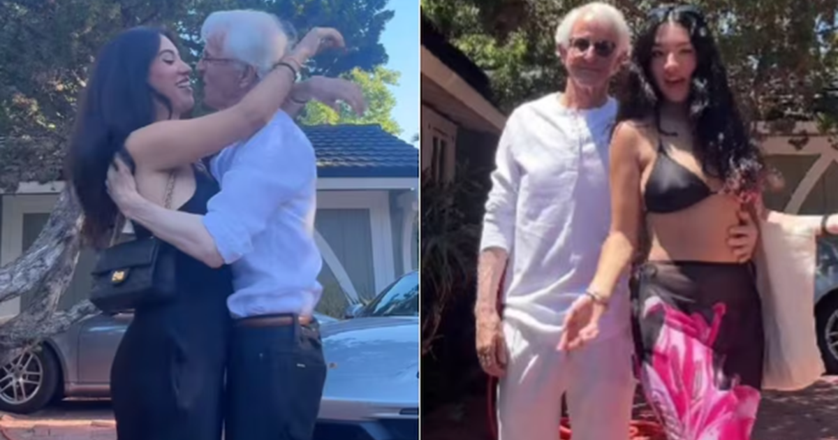 76 saal ka buzurg 25 saal ki girlfriend... aur dono khushmij