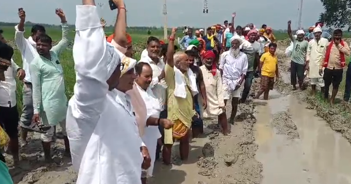 Bharatmala Expressway nirman karya ko kisanon ne rukvaya, uc