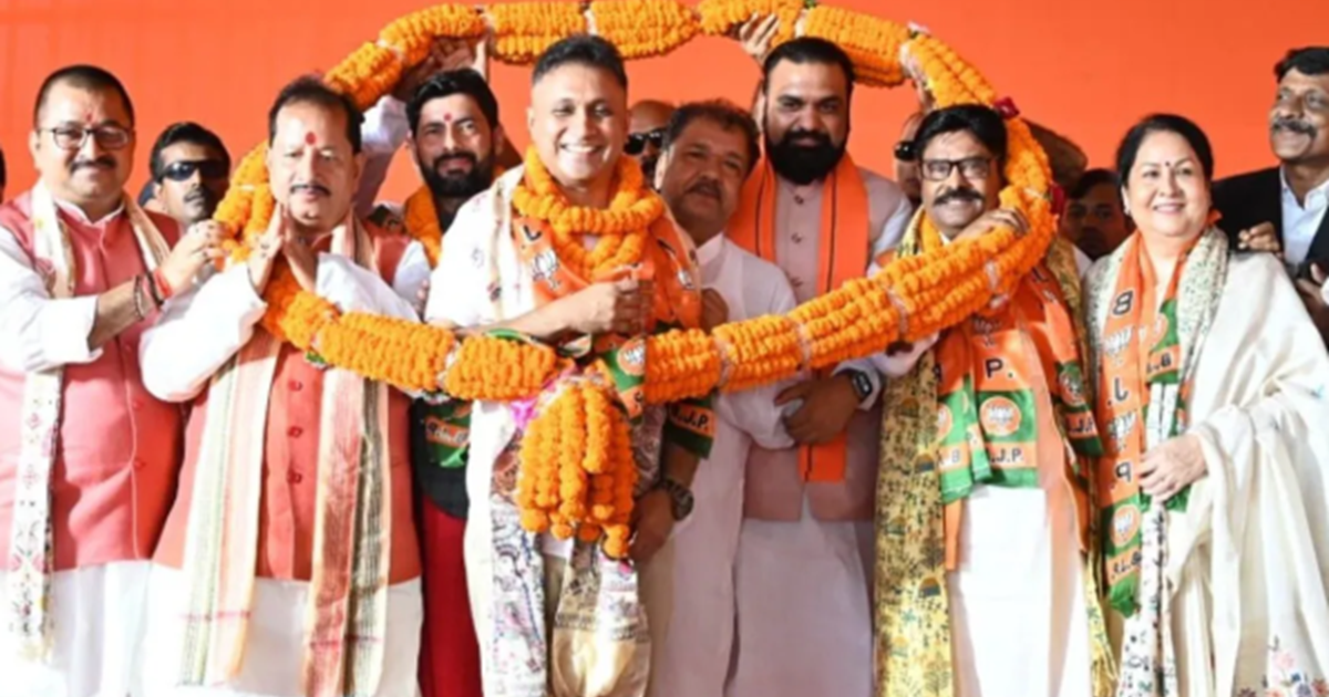 Anand Mishra, Nagmani aur Suchitra Sinha ne thama BJP ka dam