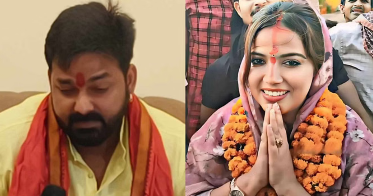 Bhojpuri ke Power Star Pawan Singh ki patni Jyoti ke vis. ch