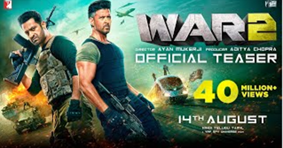 Hrithik Roshan ki film War 2 hui release, pehle din hi macha