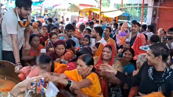 Baba Garib Nath Temple :Chauthi Somvar par umda bhakt ka jan