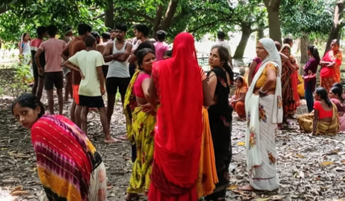 Bihar News: Bagiche mein lakdi lane gayi bachchi se samuhik Bihar News: Bagiche mein lakdi lane gayi bachchi se samuhik