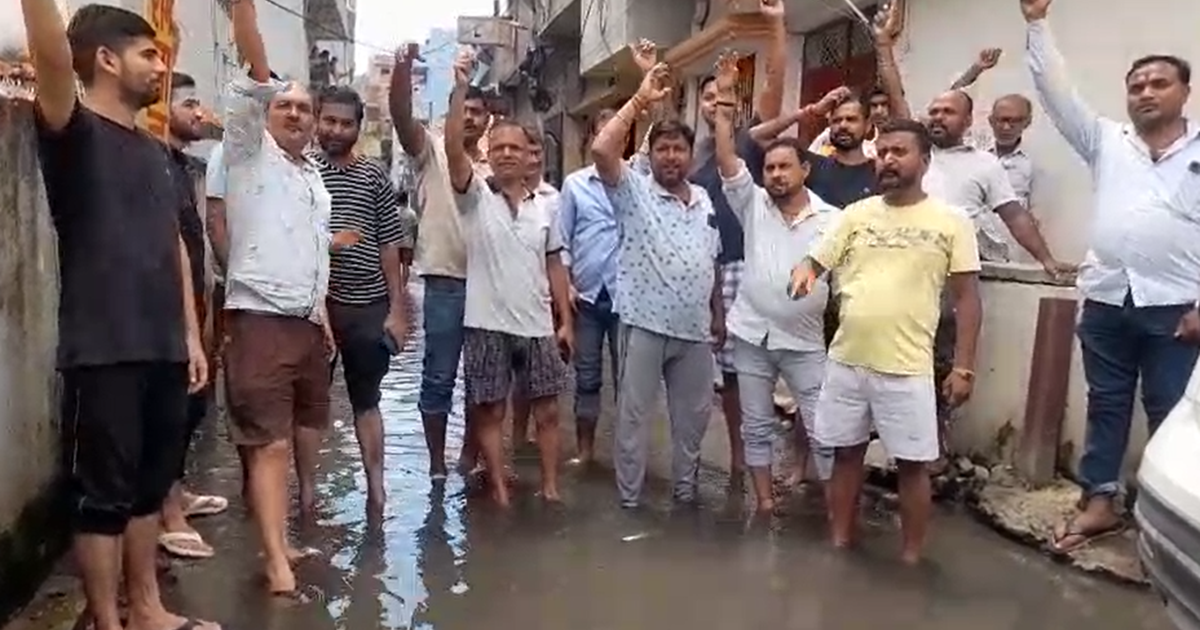 Patna mein jaljamav ko lekar bawaal, logon ka sansad-vidhaya