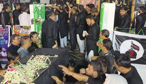 Shaheedon ki yaad mein nikla 72 taaboot juloos, Hafaam Abbas Rizvi ne talaavate- kalam-paak se shuruat ki...