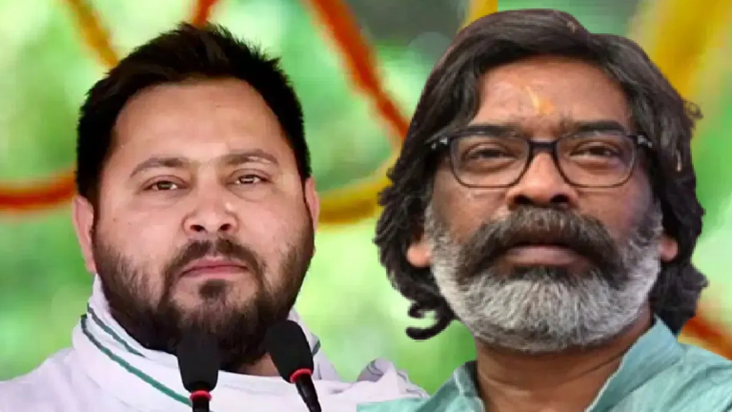 Bihar chunav mein Tejaswi ki mushkil badhane mein jute JH CM
