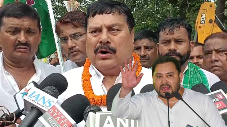 Bihar Politics: Jahanabad mein nikla 'Tejaswi Sandesh Rath', Bihar Politics: Jahanabad mein nikla 'Tejaswi Sandesh Rath',