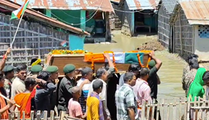 Tirange mein liptkar ghar pahuncha Bihar ka balidani Ankit, Kashmir ke Uri mein Pak aatankiyon se ladte hue mili veergati...