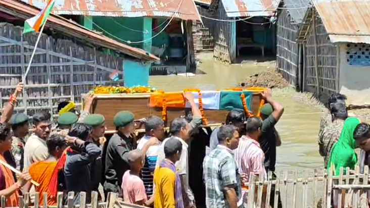 Tirange mein liptkar ghar pahuncha Bihar ka balidani Ankit, 