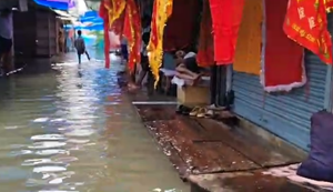 Saran ke nichle ilakon mein baadh ka kahar, Ganga Gandak Son aur Saryu nadi ka jalstar...