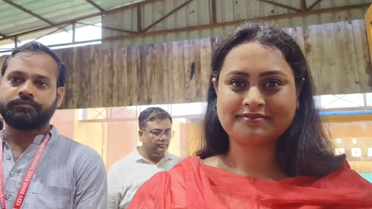 Mahila Vidhayak Common Wealth Shooting Gold Medalist Shreyas