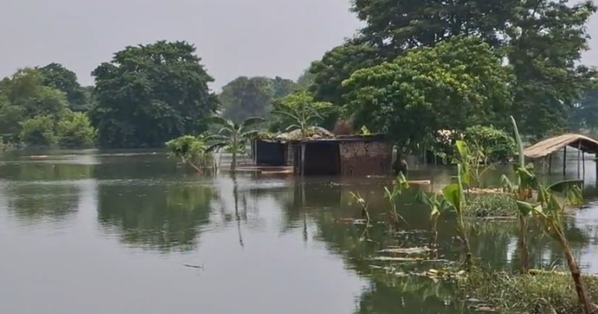 Baadh prabhavit kshetron mein logon ko mil rahe bhojan, navj