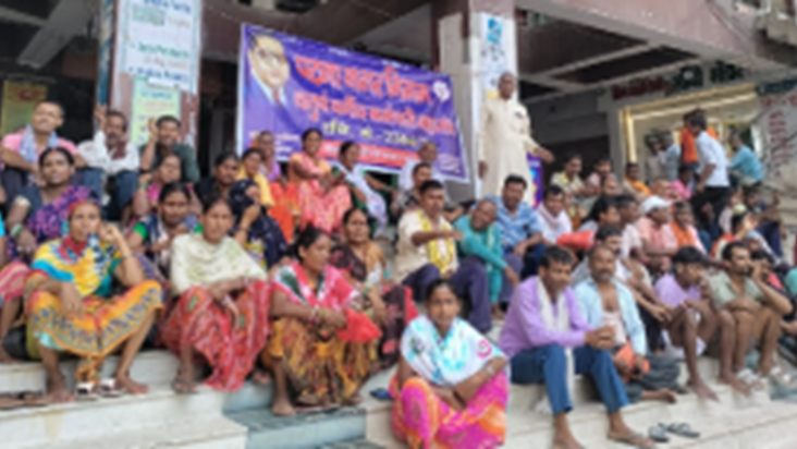 Patna Nagar Nigam karmiyon ka anishchitkaalin hadtaal aaj se
