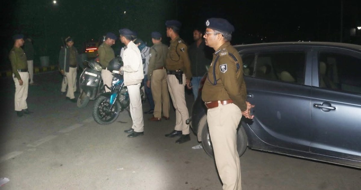 IG and SSP came on the streets of Patna, 70 lakhs seized fro