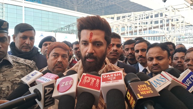 Kendiry mntri chirag paswan ka tejasvi pr bda byan Kendiry mntri chirag paswan ka tejasvi pr bda byan