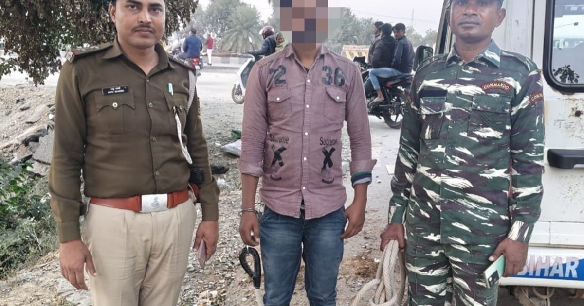 Gaya police went to Haryana and caught the man who kidnapped