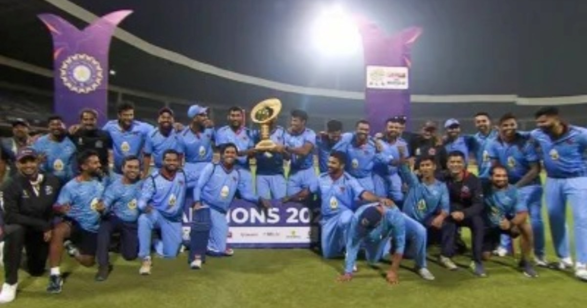 Under the captaincy of Shreyas Iyer, Mumbai won the Syed Mus