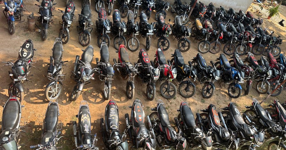 Interdistrict motorcycle thieves gang