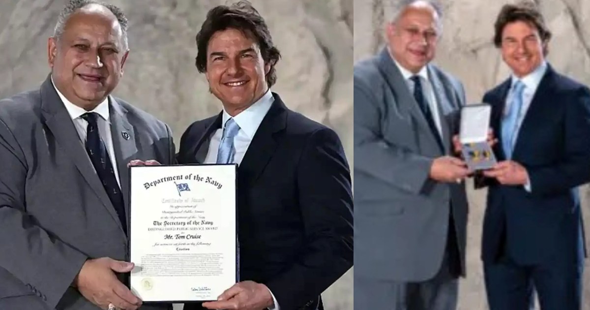 US Navy's highest honor for Tom Cruise, this is the big reas