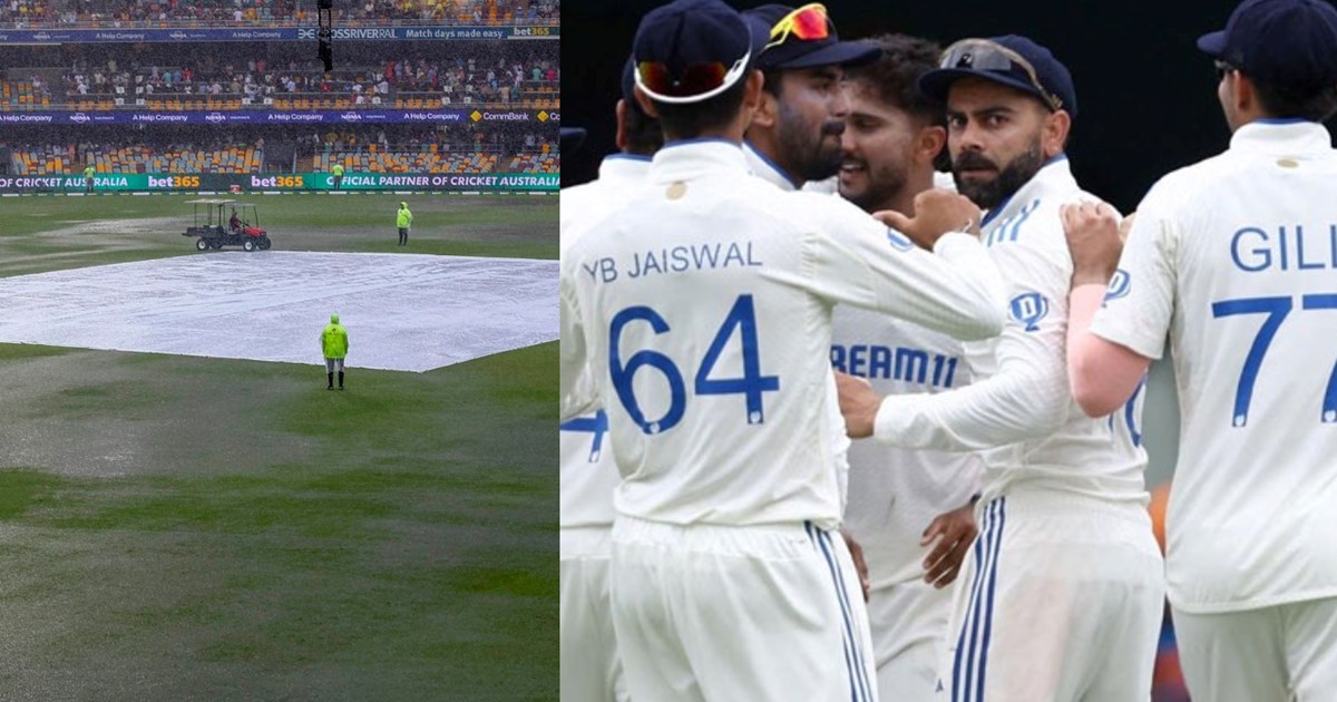 The third test match being played in Gaba was a draw, the de