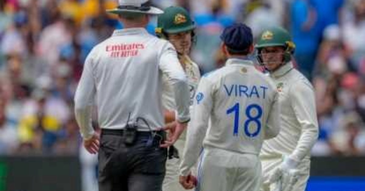Virat Kohli gets punishment for confronting Sam Constance on