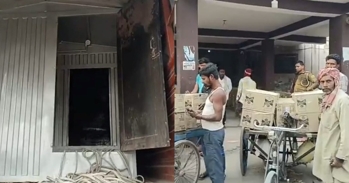 A huge amount of liquor in the truck and in the house, actio