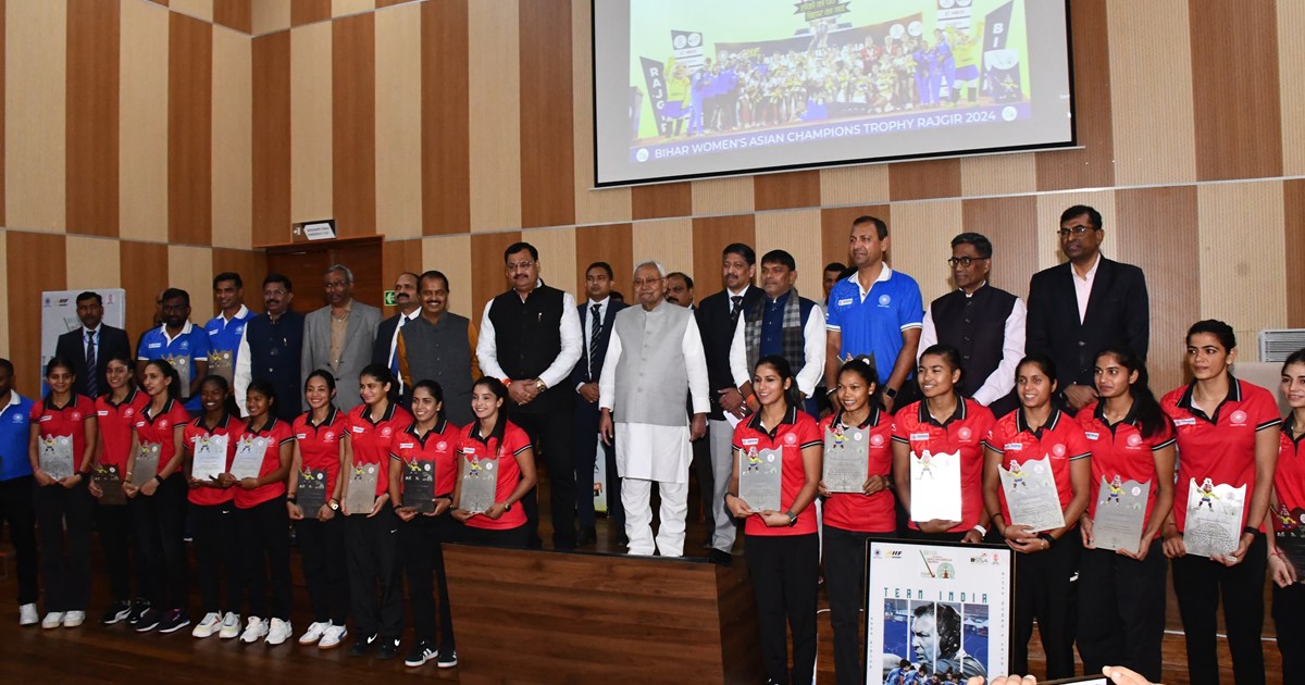 CM Nitish honored sports and players by organizing a ceremon