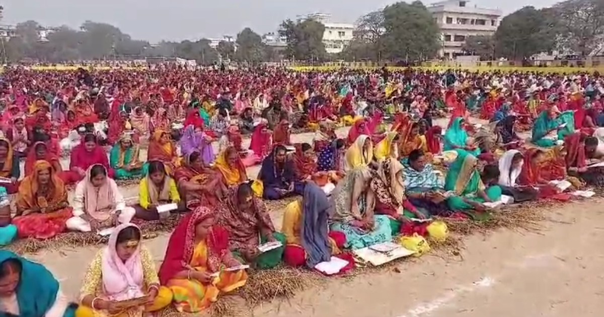 When 5100 men, women and children recited Sunderkand collect