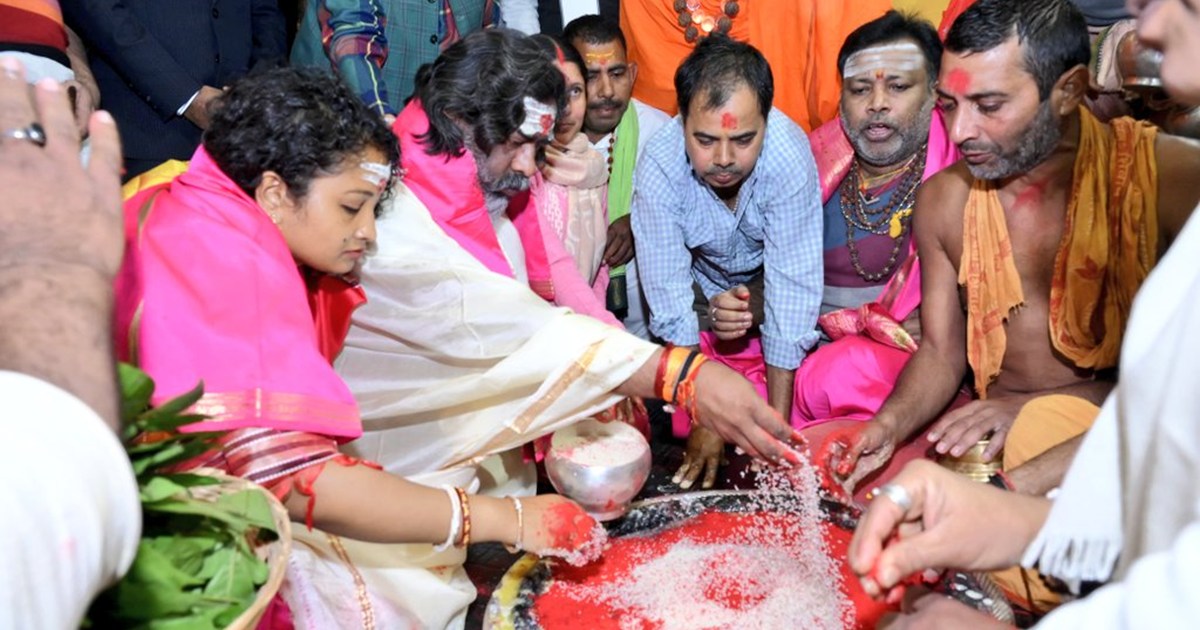 Chief Minister Hemant Soren reached Baba Nagari, performed P