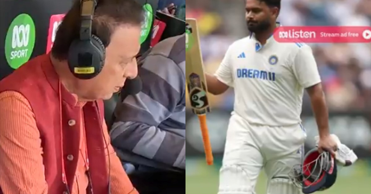 Sunil Gavaskar scolded Rishabh Pant, said- 'Stupid, stupid, 