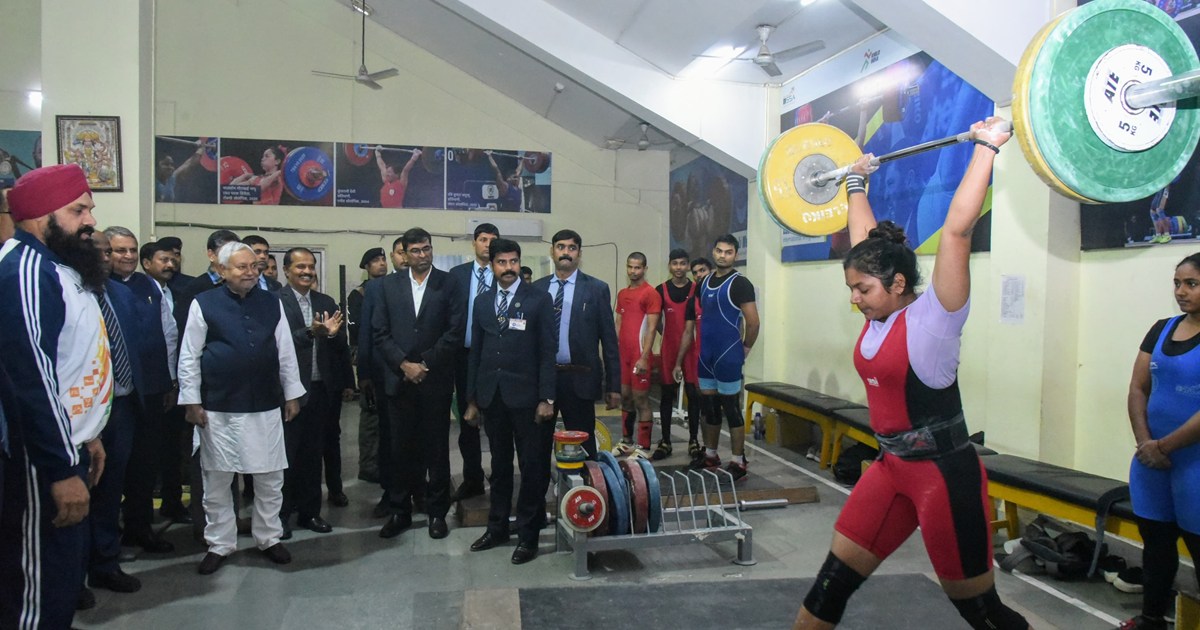 CM Nitish inspected the Patliputra sports complex, encourage