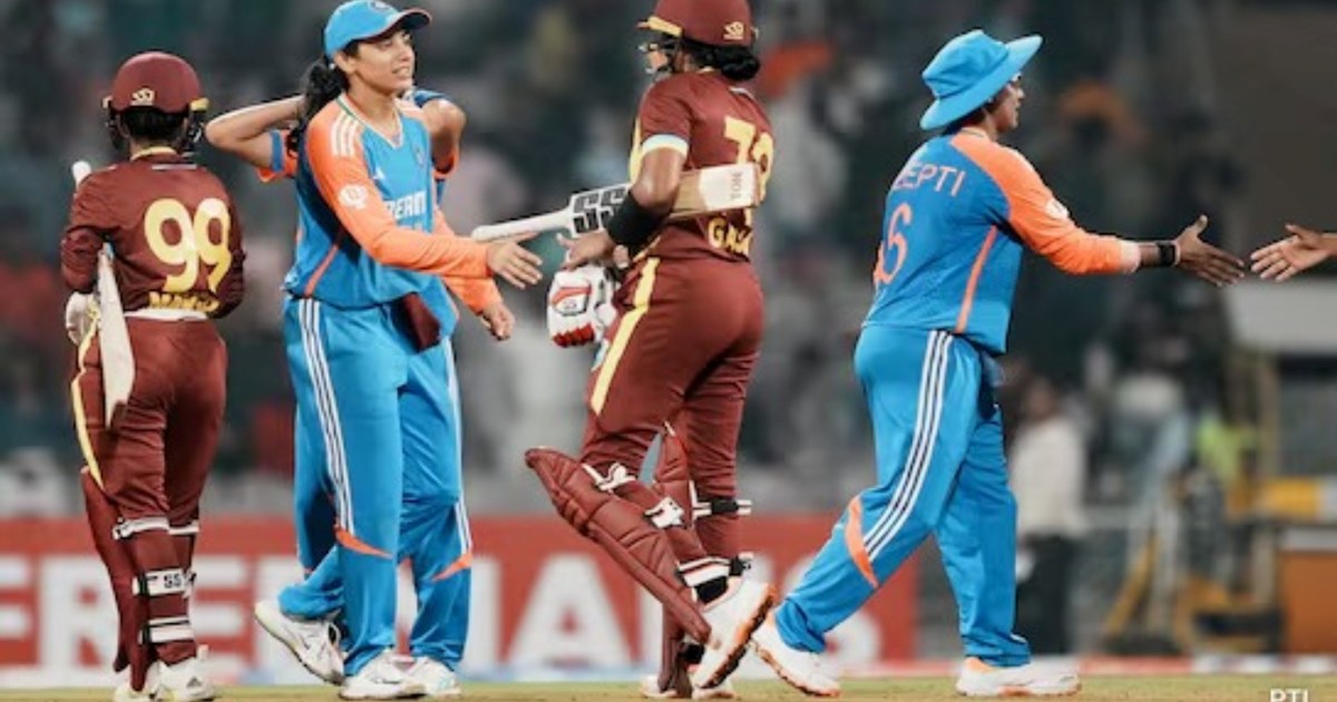 Indian women players created a ruckus on the pitch, defeated