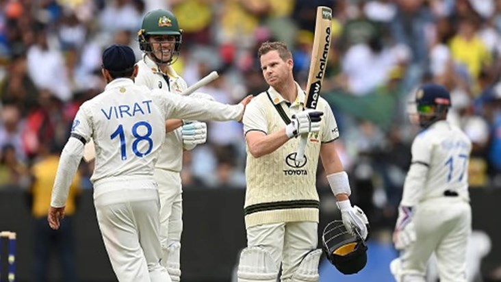 Steve Smith scored the 34th century of his career, created h Steve Smith scored the 34th century of his career, created h