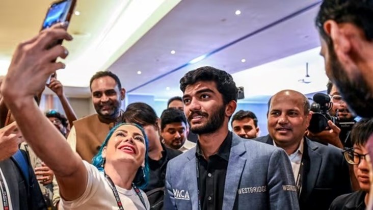 D Gukesh becomes youth world champion, gets emotional, can't D Gukesh becomes youth world champion, gets emotional, can't
