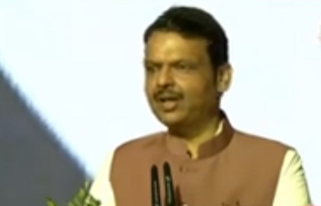 Devendra Fadnavis took oath as CM for the third time through