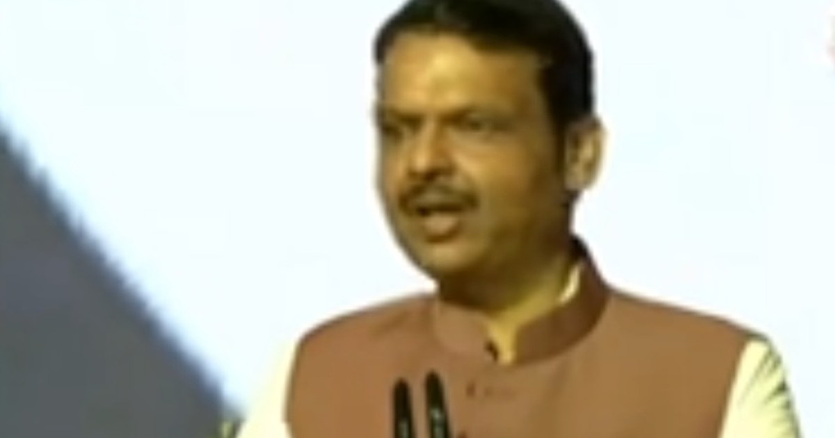 Devendra Fadnavis took oath as CM for the third time through
