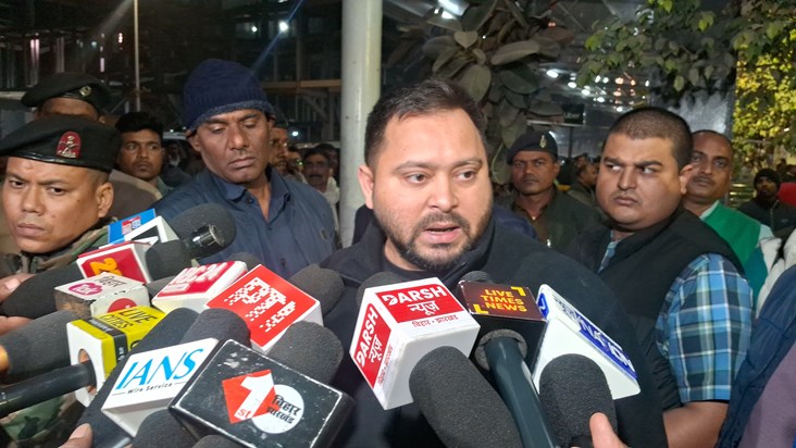 Neta virodhi dal tejasvi yadv ka cm nitish pr bda byan