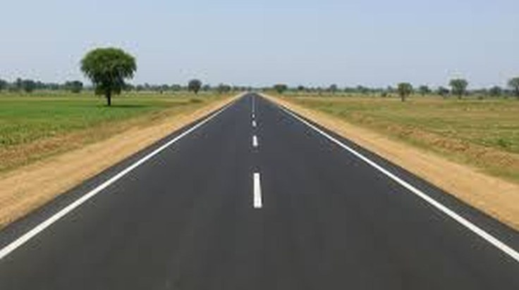 When the roads became shiny, the picture of the village chan