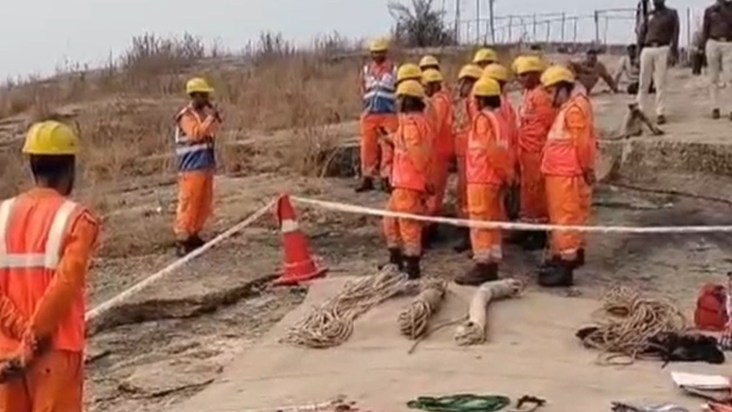Rescue mock drill conducted at Mandar Ropeway
