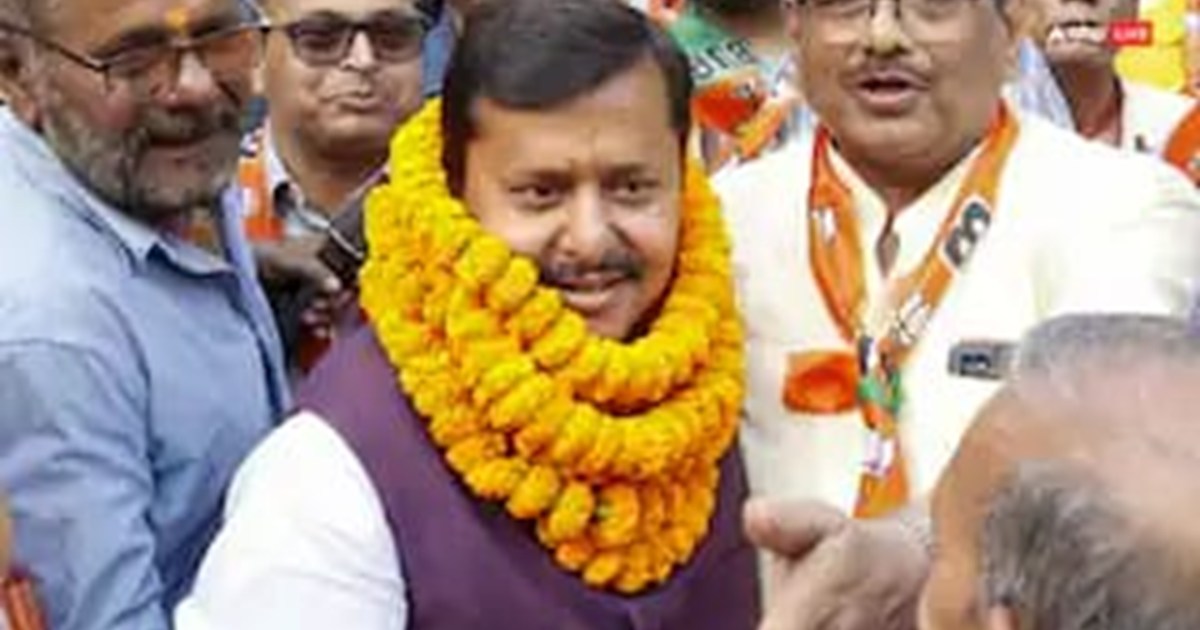 Festive atmosphere at Bihar BJP office