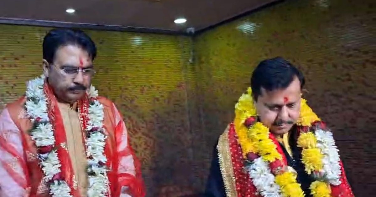 BJP's new national executive president arrived at temples ea