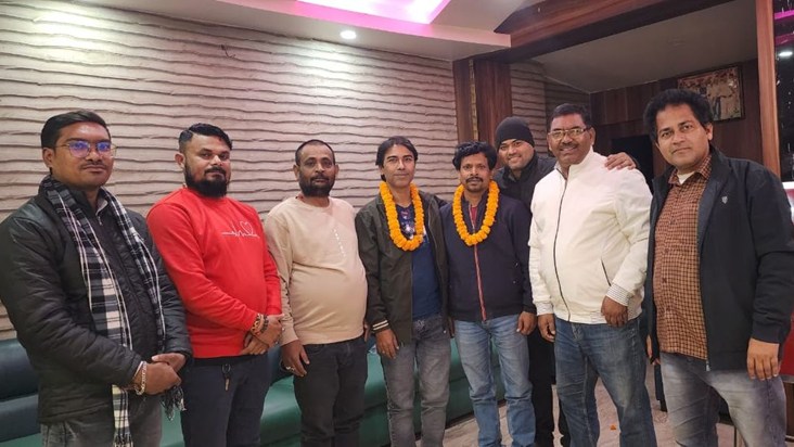 WJAI Bhojpur district unit has been formed.