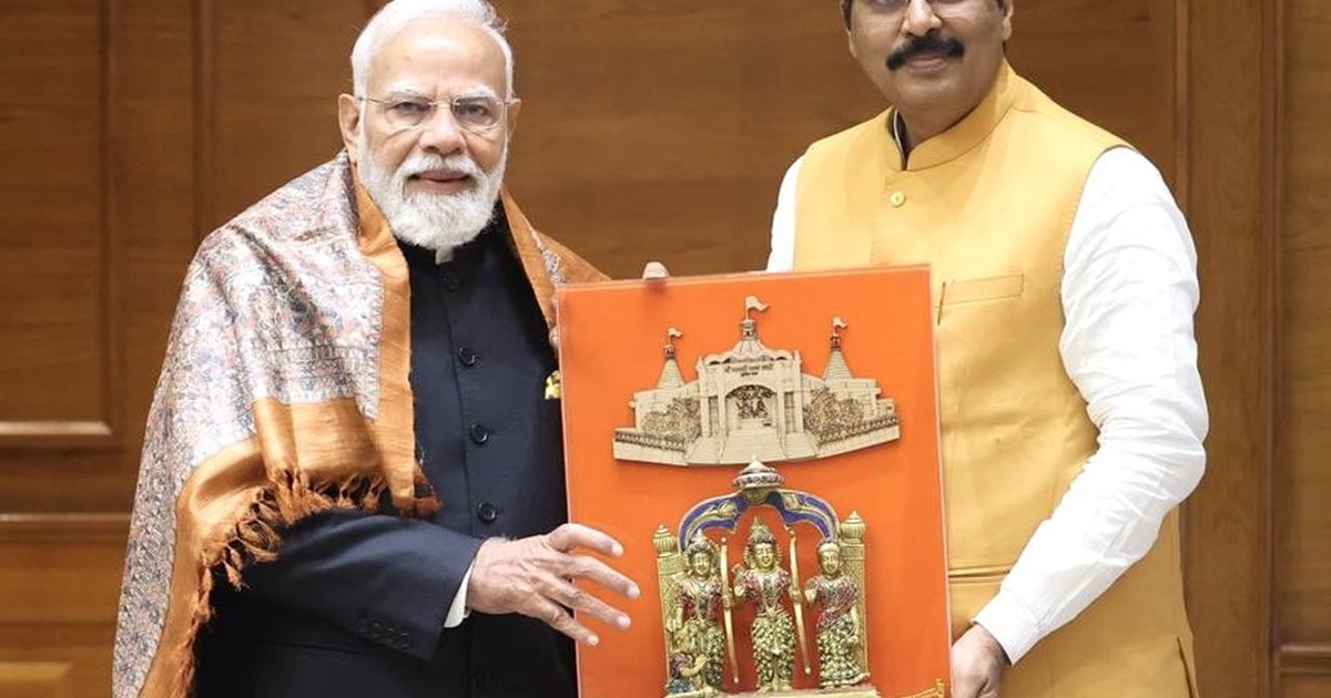 The BJP state president met with Prime Minister Modi.