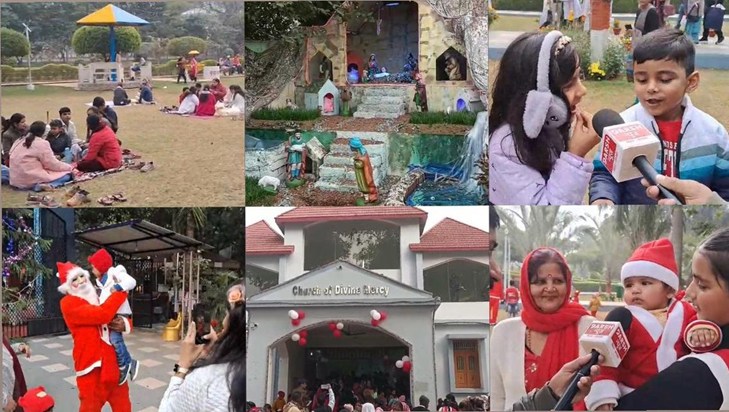 Jehanabad lit up with Christmas lights, Patna also saw the g