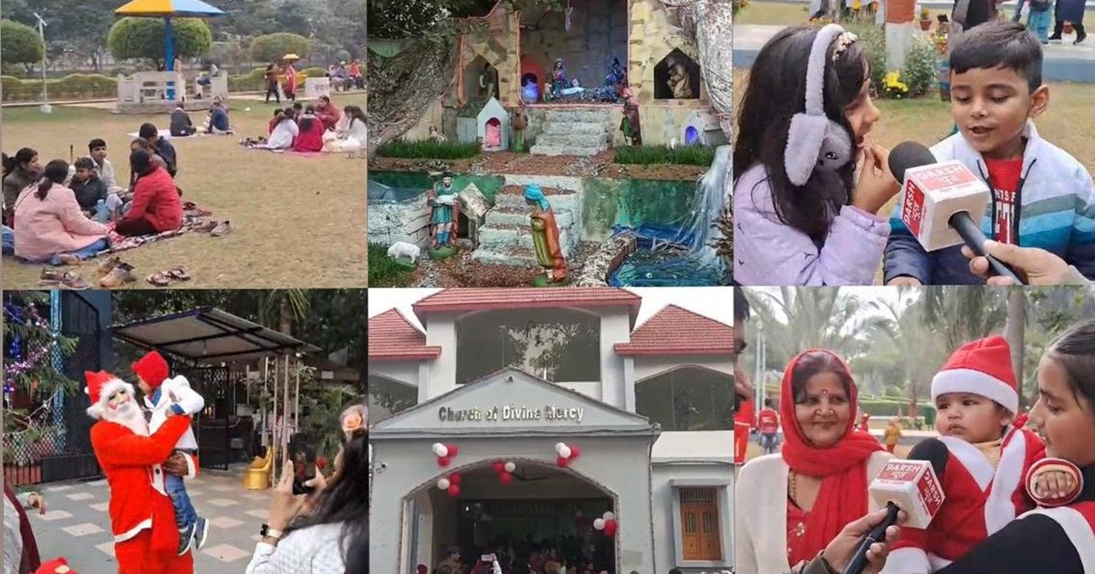 Jehanabad lit up with Christmas lights, Patna also saw the g